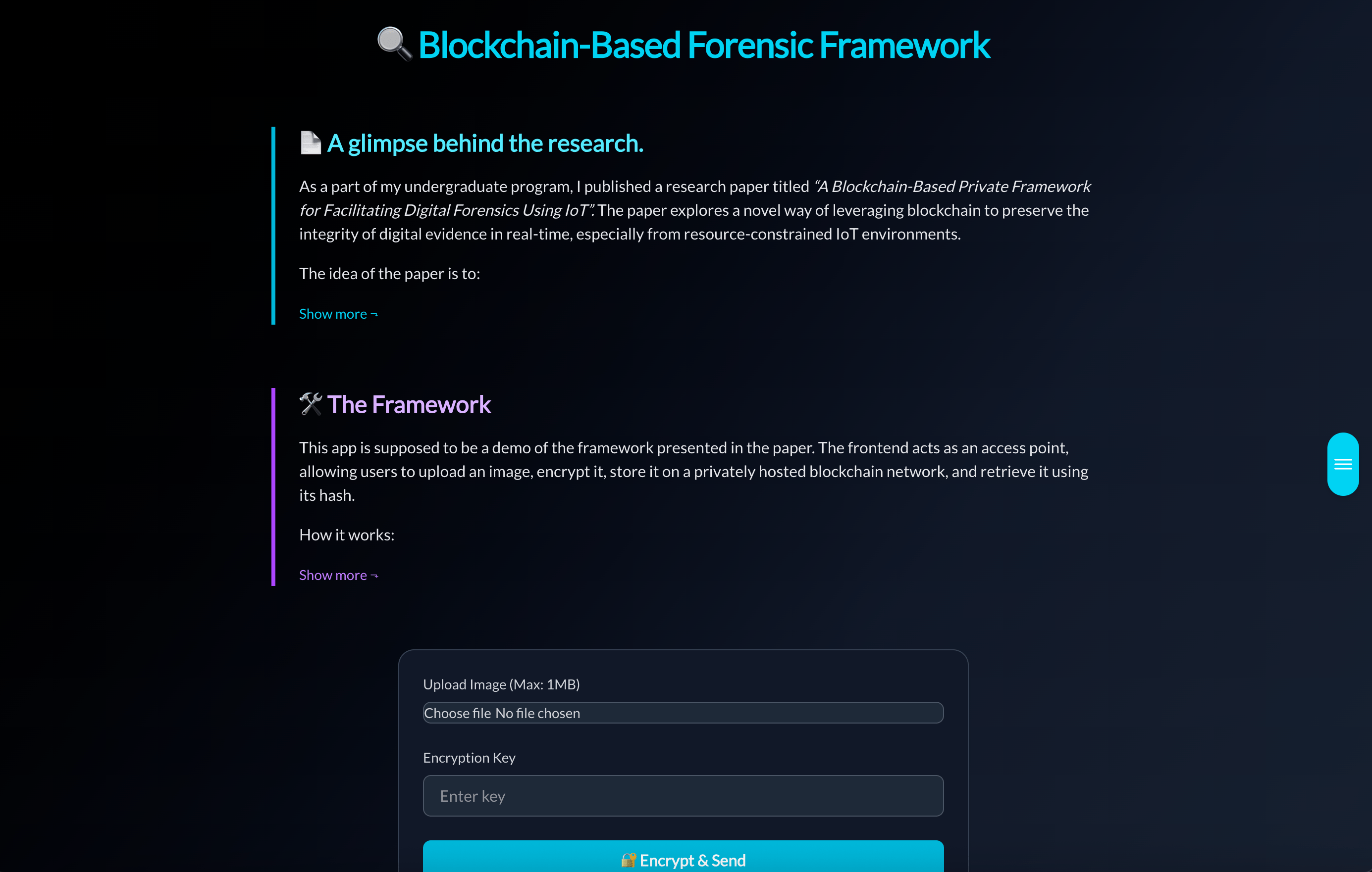 Blockchain forensics framework preview